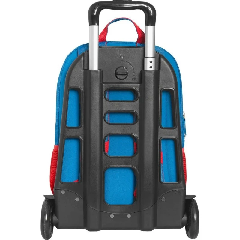 Ученическа раница на колела Super Mario с подвижна стойка, 31 x 46 x 22 cm, Многоцветен